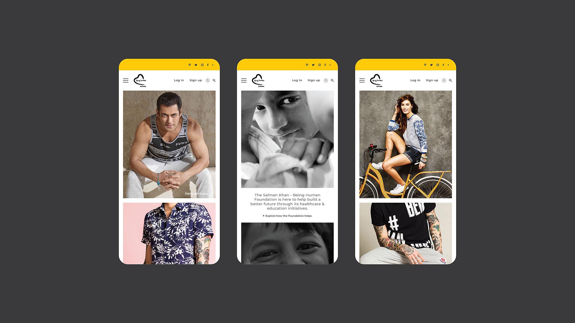 Being Human Clothing Mobile 5